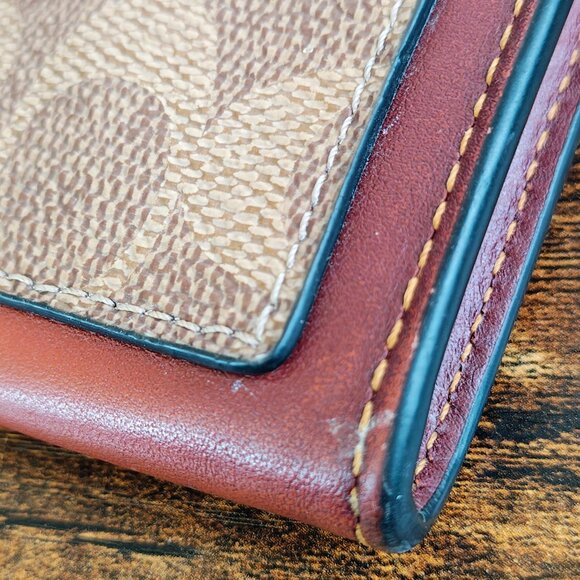 COACH Signature Color Block Slim Wallet - Picture 11 of 11